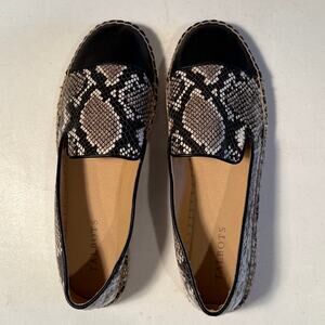 Talbots 9 M Snakeskin Loafers